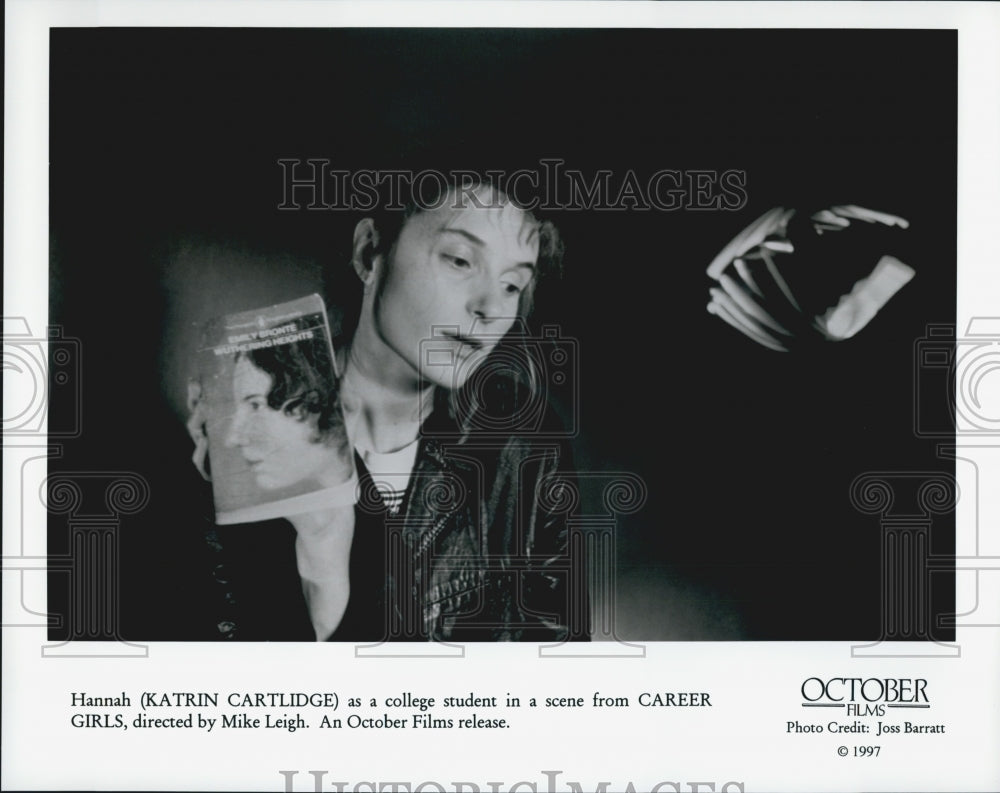 1997 Press Photo &quot;Career Girls&quot; Katrin Cartlidge - Historic Images