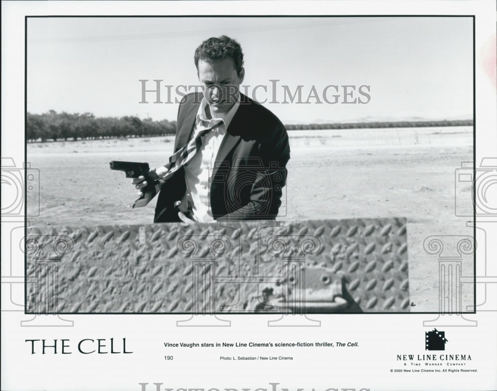 2000 Press Photo Actor Jennifer Lopez Vincent D'Onofrio "The Cell" Vince Vaughn - Historic Images