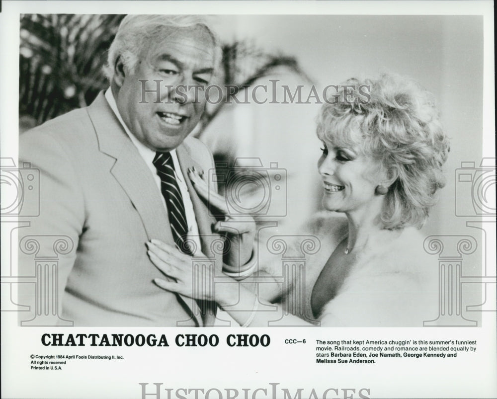 1984 Press Photo  &quot;Chattanooga Choo Choo&quot; Barbara Eden Melissa Sue Anderson - Historic Images