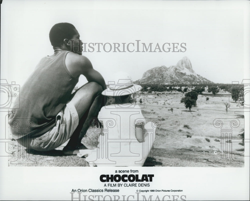 1989 Press Photo A Scene From The Film Chocolat - Historic Images