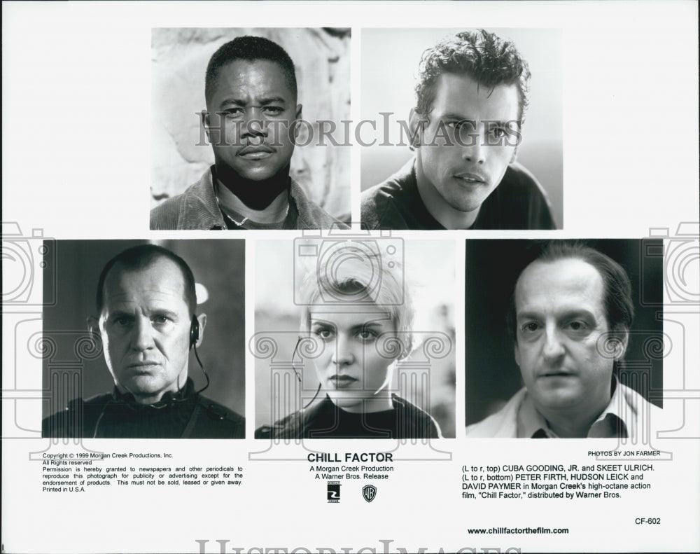 1999 Press Photo Cuba Gooding Jr Skeet Ulrich Peter Firth Hudson Leick David - Historic Images