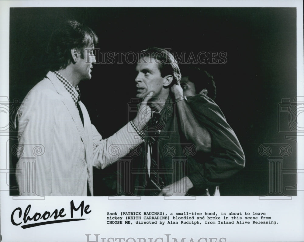 Press Photo "Choose Me" Patrick Bauchau Keith Carradine Actor - Historic Images