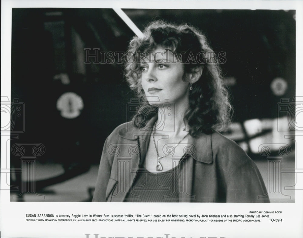 1994 Press Photo &quot;The Client&quot; Susan Sarandon - DFPG25137 - Historic Images