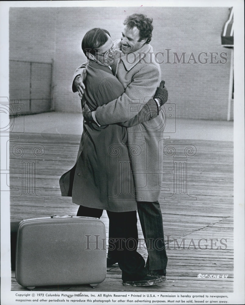 1972 Press Photo Actor Jack Nicholson, Bruce Dern in "King of Marvin Gardens" - Historic Images