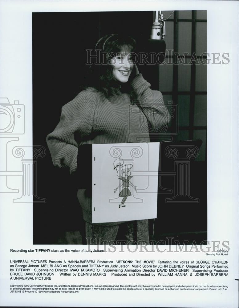 1990 Recording Star Tiffany &quot;Jetsons: The Movie&quot;-Historic Images