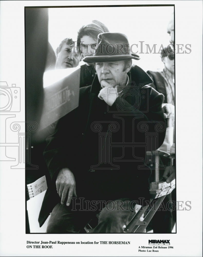 1996 Press Photo Jean-Paul Rappeneau Directs Movie &quot;The Horseman On The Roof&quot; - Historic Images