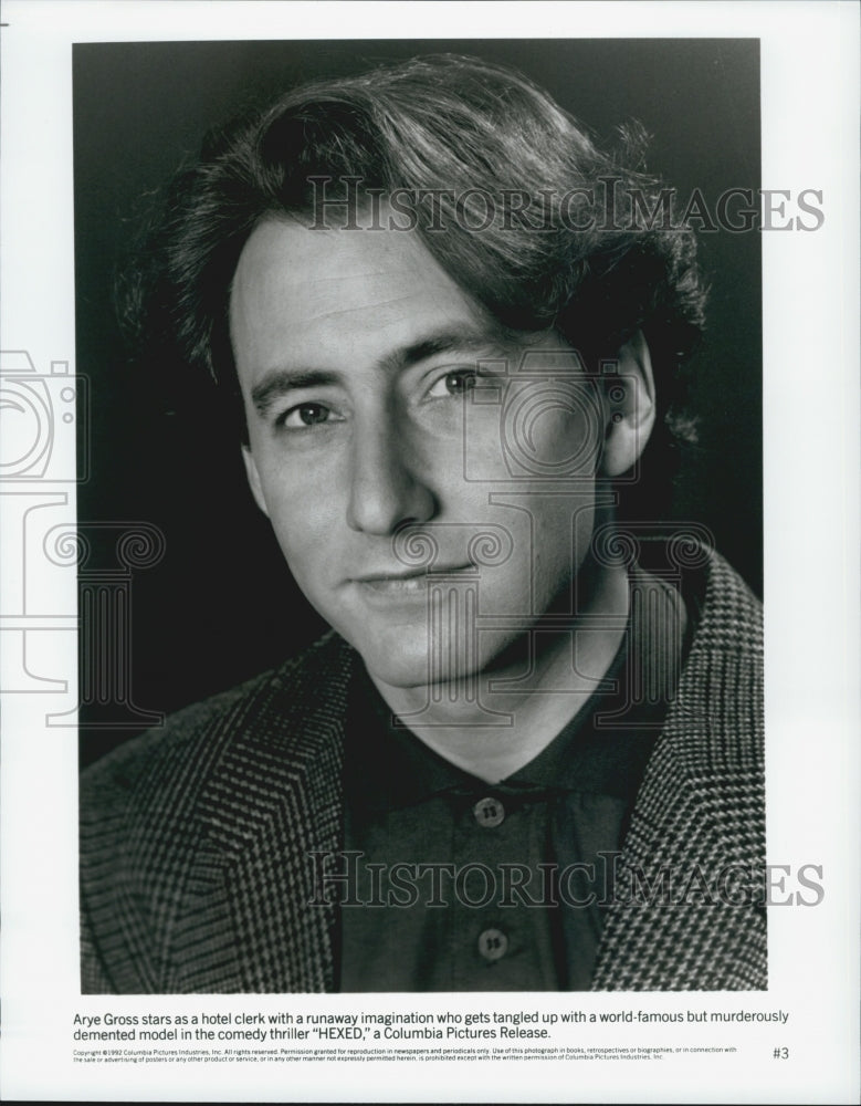 1992 Press Photo Arye Gross In Movie "Hexed" - Historic Images