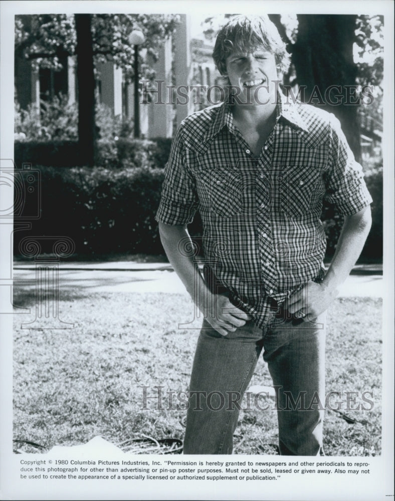 1980 Press Photo Gary Busey in &quot;Foolin&#39; Around&quot; - Historic Images