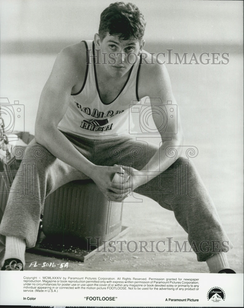 1984 Press Photo Christopher Penn in &quot;Footloose&quot; - Historic Images