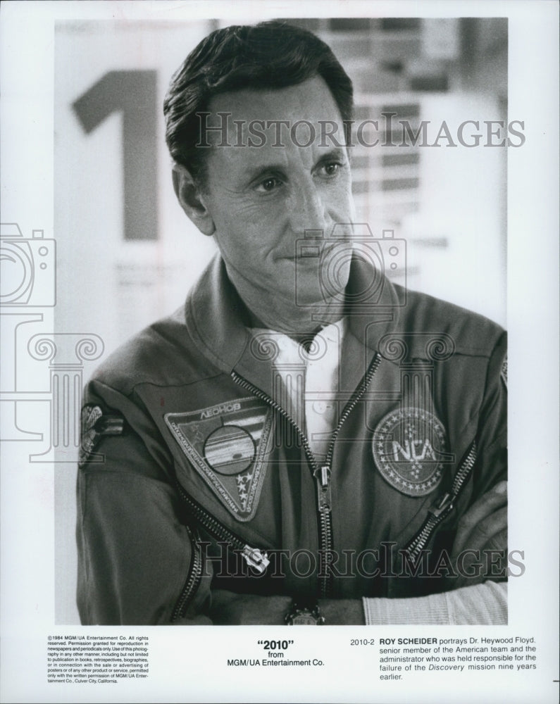 1984 Press Photo Roy Scheider in &quot;2010&quot; - Historic Images