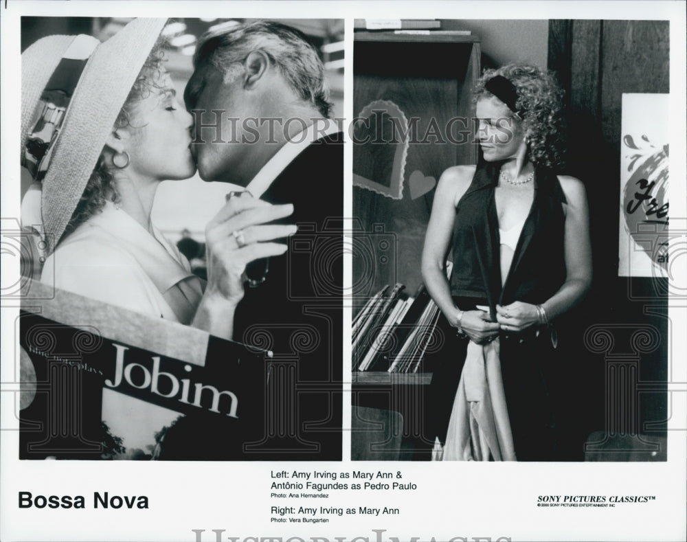 2000 Press Photo &quot;Bossa Nova&quot; Film Actor Amy Irving Antonio Fagundes - Historic Images