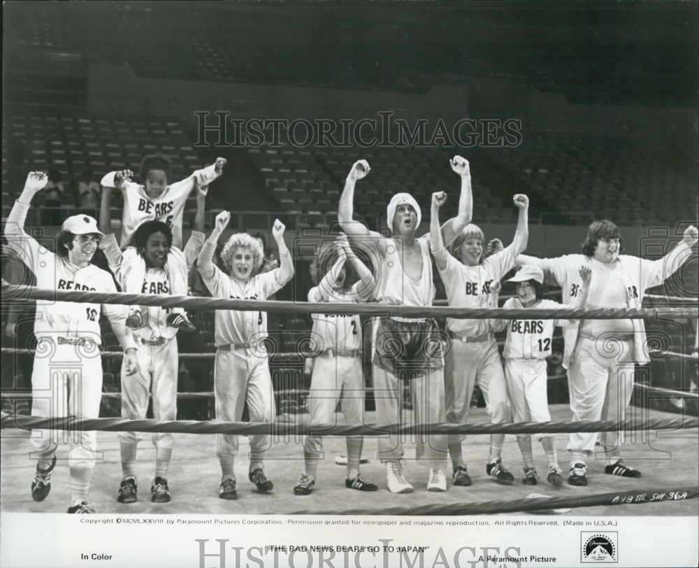 1978 Press Photo Actor Tony Curtis In "The Bad News Bears Go To Japan" - Historic Images