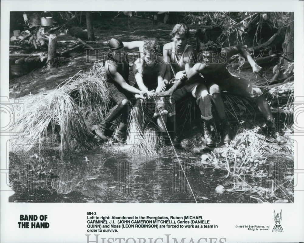 1986 &quot;Band Of The Hand&quot; Lauren Holly Leon Robinson Daniele Quinn-Historic Images