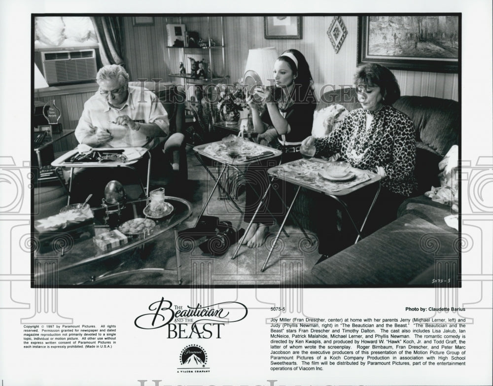 1997 Press Photo "The Beautician &the Beast" Fran Drescher,M Lerner,P Newman - Historic Images