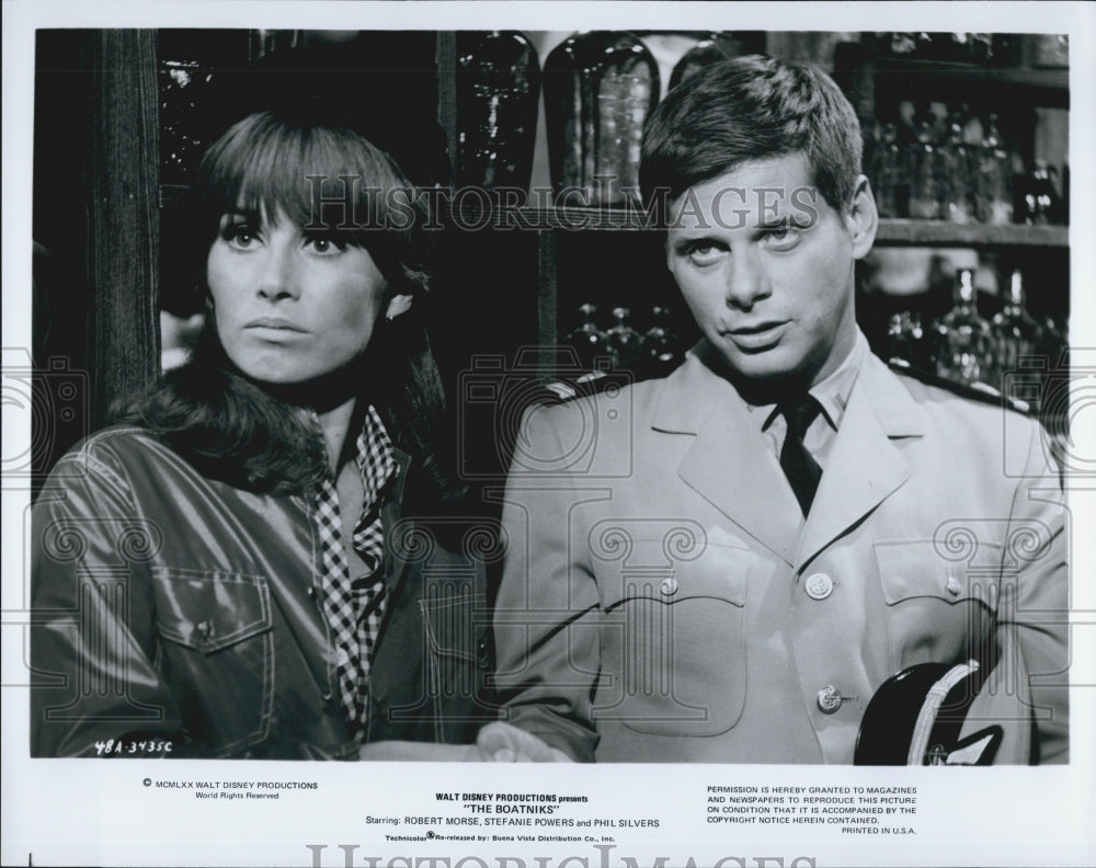 Press Photo &quot;The Boatniks&quot; Actor Robert Morse Stefanie Powers - Historic Images