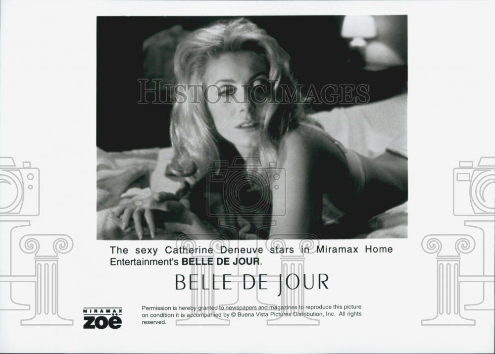 1967 Press Photo Catherine Deneuve in "Belle De Jour" - Historic Images