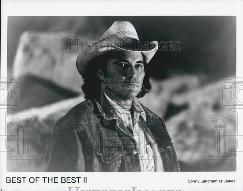 1993 Press Photo Sonny Landham as James in "Best of the Best II" - Historic Images