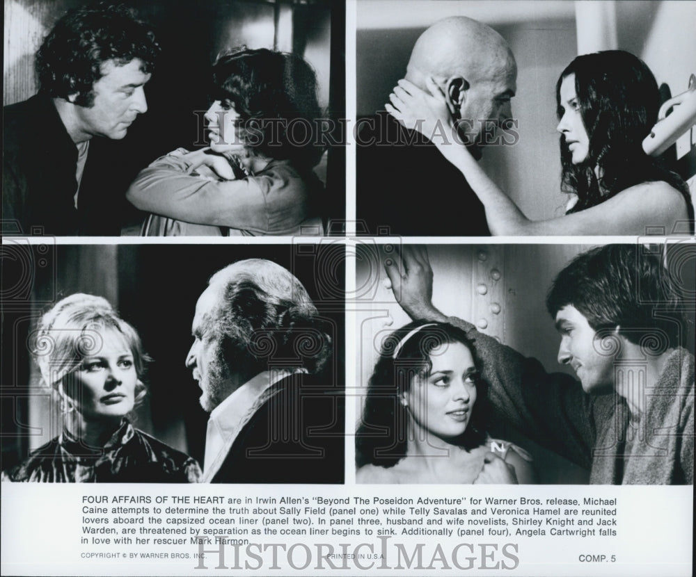 1979 Press Photo "Beyond the Poseidon Adventure" Michael Caine Sally Field - Historic Images