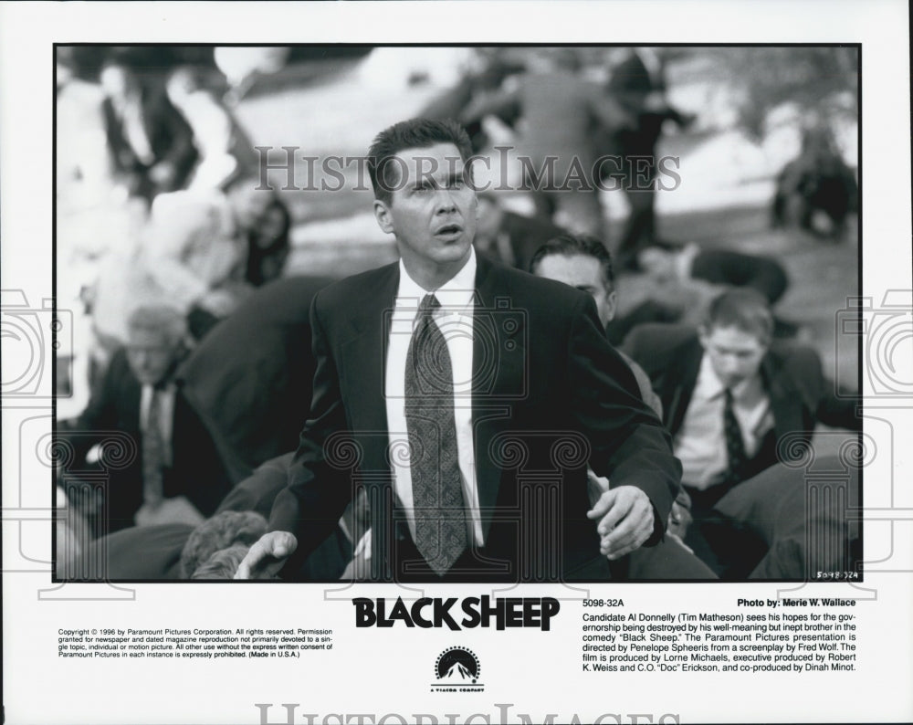 1996 Press Photo Tim Matheson in "Black Sheep" - Historic Images