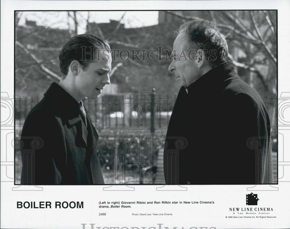 2000 Press Photo Giovanni Ribisi and Ron Rifkin in &quot;Boiler Room&quot; - Historic Images