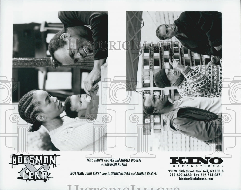 2000 Press Photo Angela Bassett &amp; Danny Glover in &quot;Boesman &amp; Lena&quot; - Historic Images