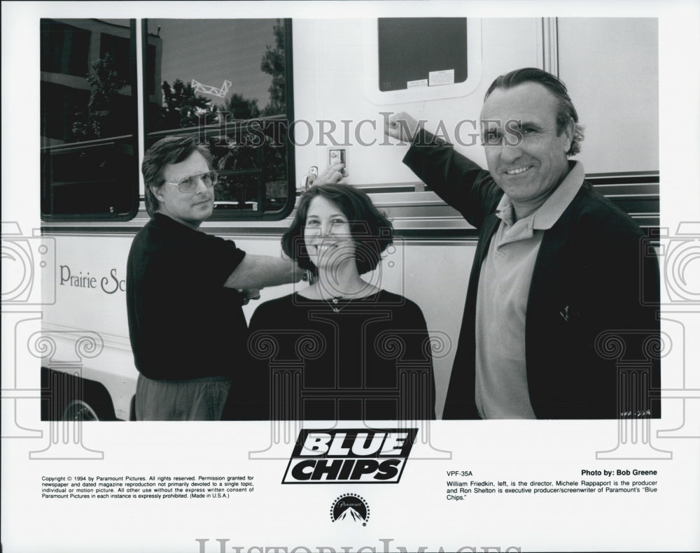 1994 Press Photo Director William Friedkin, Michele Rappaport "Blue Chips" - Historic Images