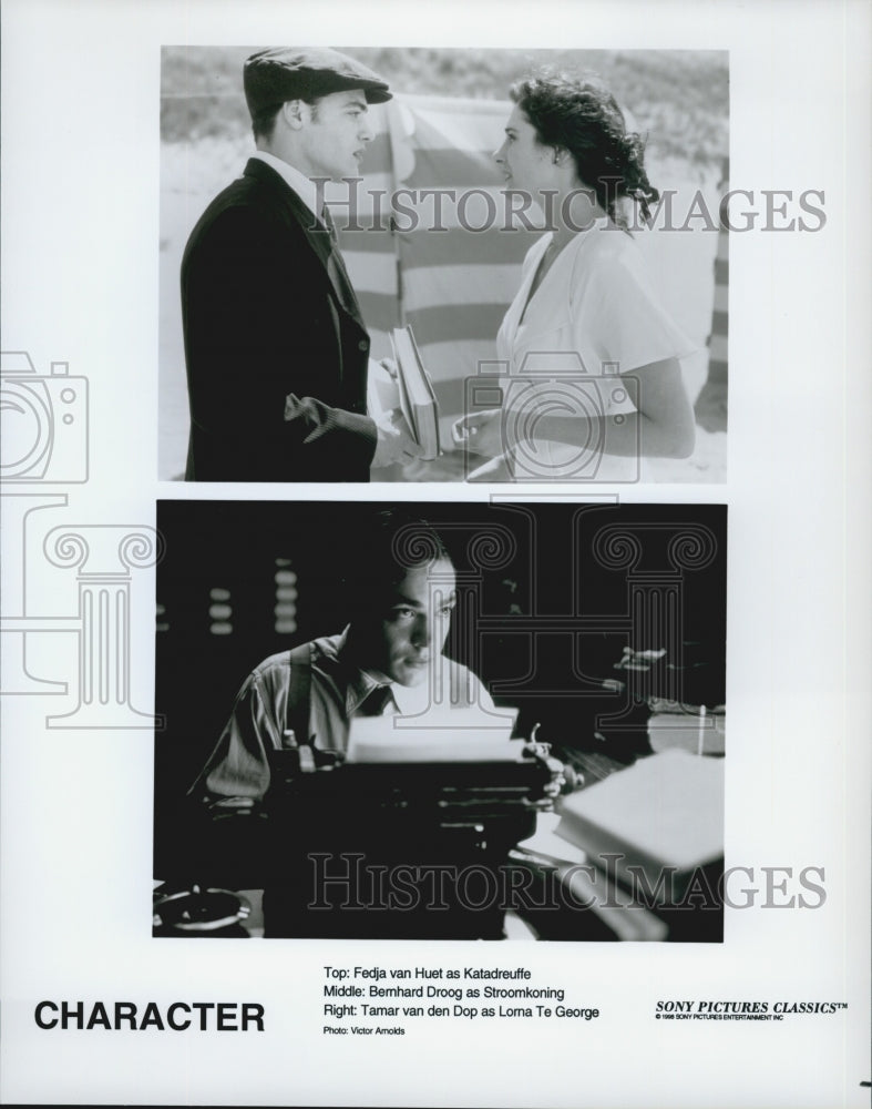 1998 Press Photo Fedja van Huet, Bernhard Droog &amp; Tamar van den Dop, &quot;Character&quot; - Historic Images