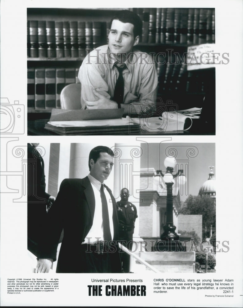 1996 Press Photo Chris O&#39;Donnell in &quot;The Chamber&quot; - Historic Images