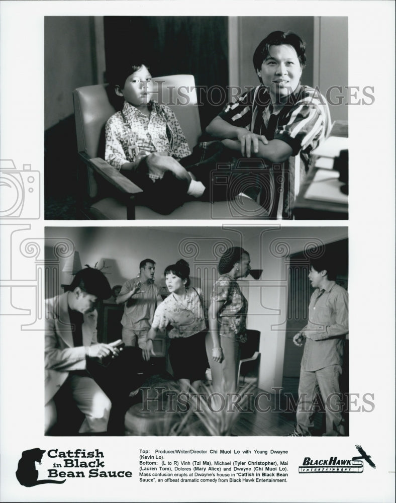 1999 Press Photo&quot; Catfish in Black Bean Sauce&quot; Kevin Lo,Tzi Ma, dir.Chi Muoi Lo - Historic Images