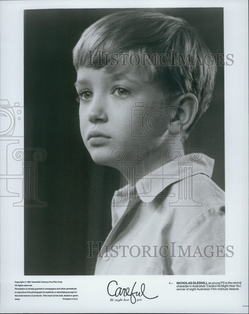 1994 Press Photo Nicholas Gledhill In Careful He Might Hear You - Historic Images