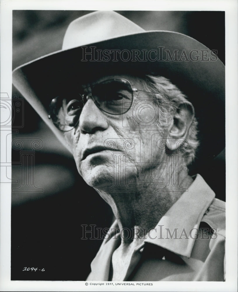 1977 Press Photo &quot;The Car&quot; starring John Marley - Historic Images