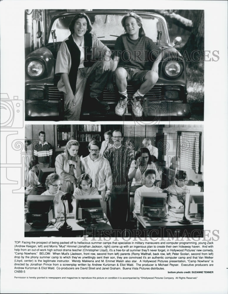 1994 Press Photo Scenes From Film Camp Nowhere - Historic Images