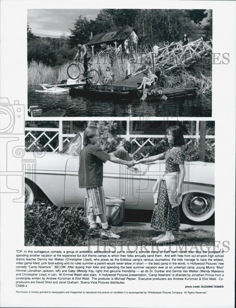 1994 Press Photo Scenes From Film Camp Nowhere - Historic Images