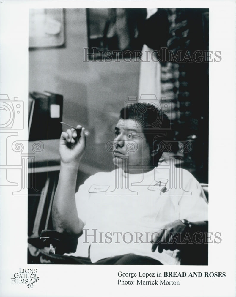 Press Photo George Lopez in &quot;Bread and Roses&quot; - DFPG33439 - Historic Images