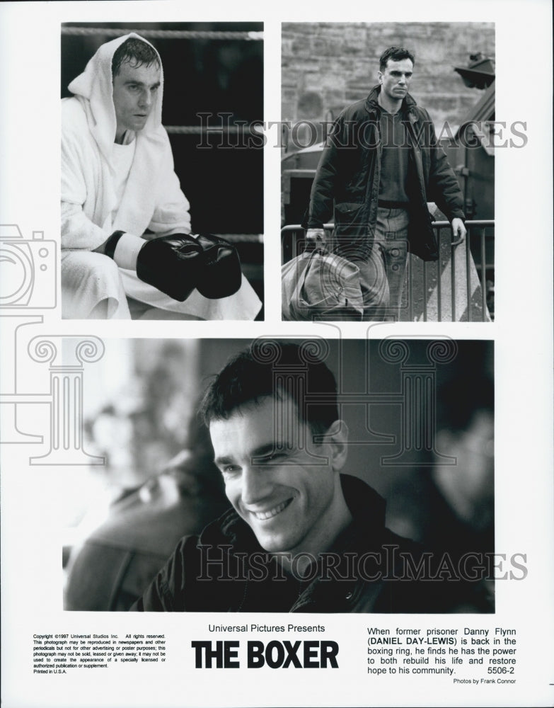 1997 Press Photo Daniel Day-Lewis in &quot;The Boxer&quot; - Historic Images