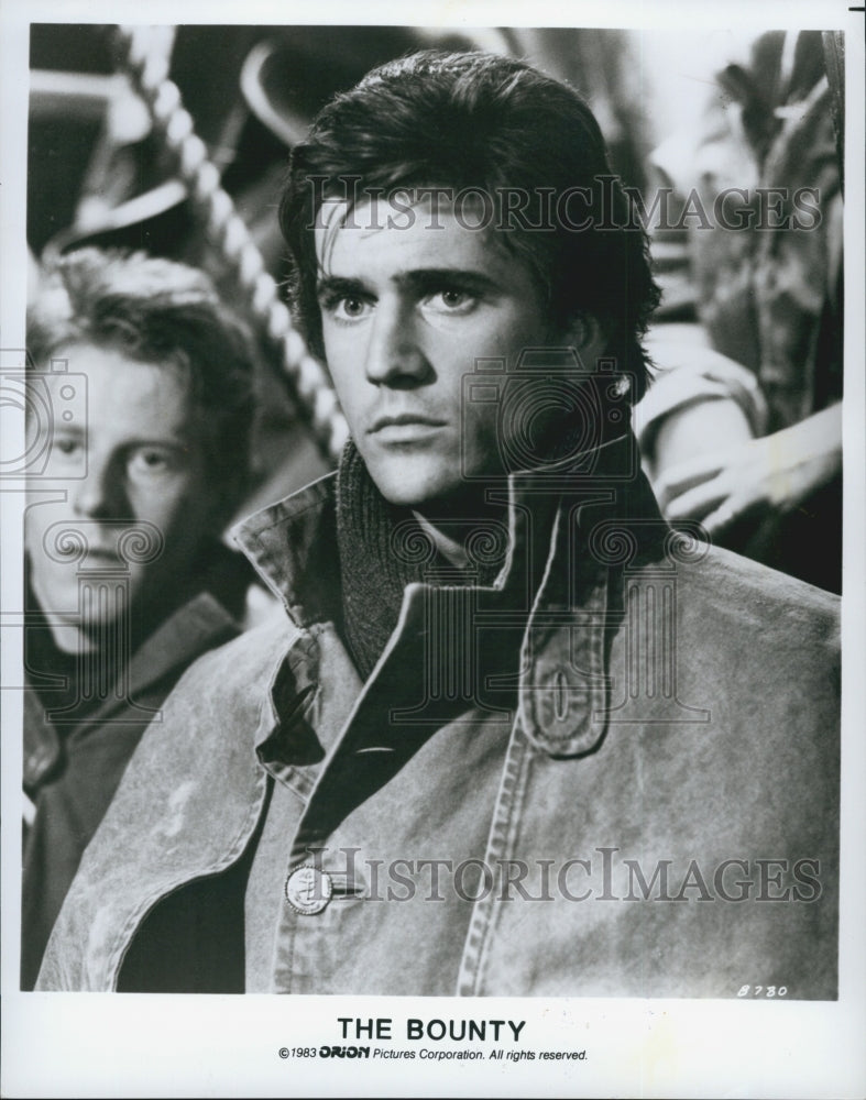 1983 Press Photo "The Bounty" starring Mel Gibson - Historic Images