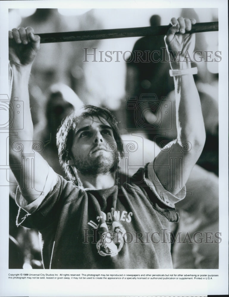1989 Press Photo Tom Cruise in "Born on the Fourth of July" - Historic Images