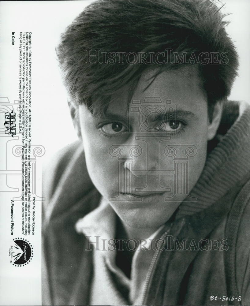 1986 Press Photo Judd Nelson as Billy Turner in "Blue City" - Historic Images