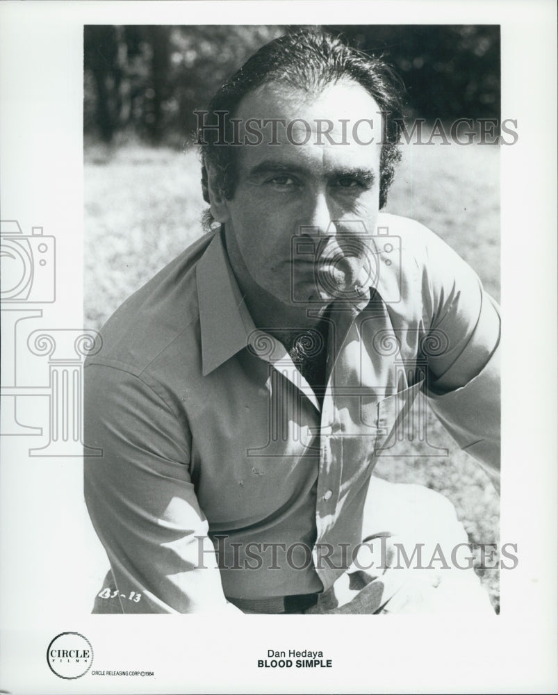 1984 Press Photo &quot;Blood Simple&quot; starring Dan Hedaya - Historic Images