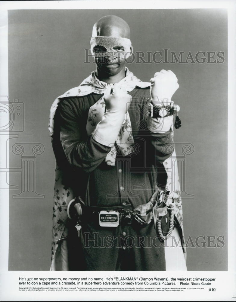 1994 Press Photo Damon Wayans in &quot;Blankman&quot; - Historic Images