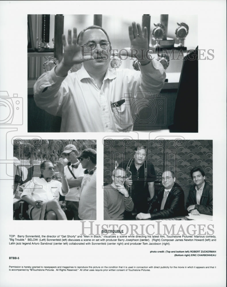 2002 Press Photo  &quot; Big Trouble &quot;director  Barry Sonnenfeld - Historic Images