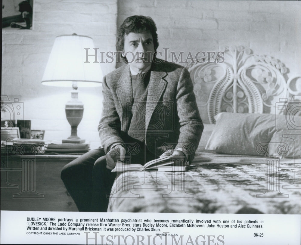 1983 Press Photo "Lovesick" starring Dudley Moore - Historic Images