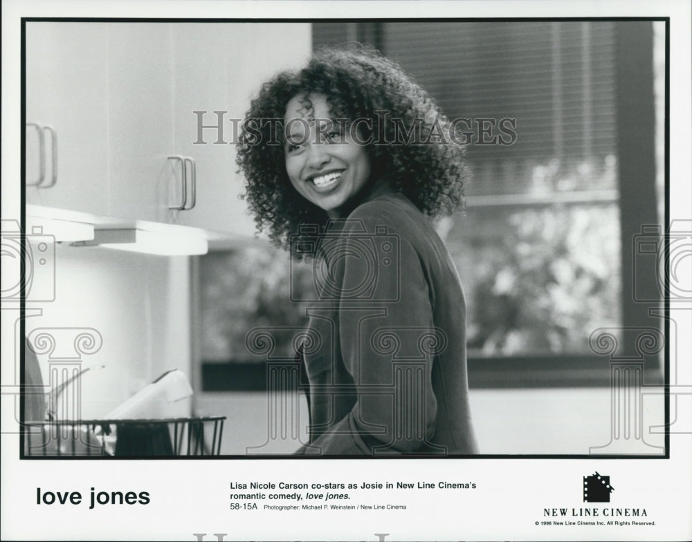 1996 Press Photo  "Love Jones"  Lisa Nicole Carson - Historic Images