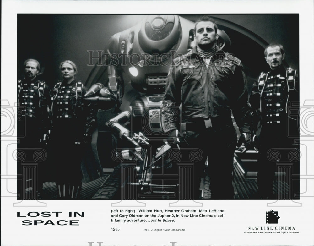1996 Press Photo  "Lost In Space "  William Hurt,Heather  Graham,Matt leBlanc - Historic Images