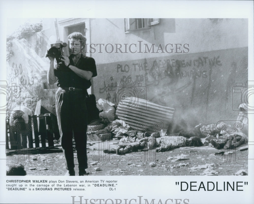 1997 Press Photo "Deadline" Christopher Walken - Historic Images