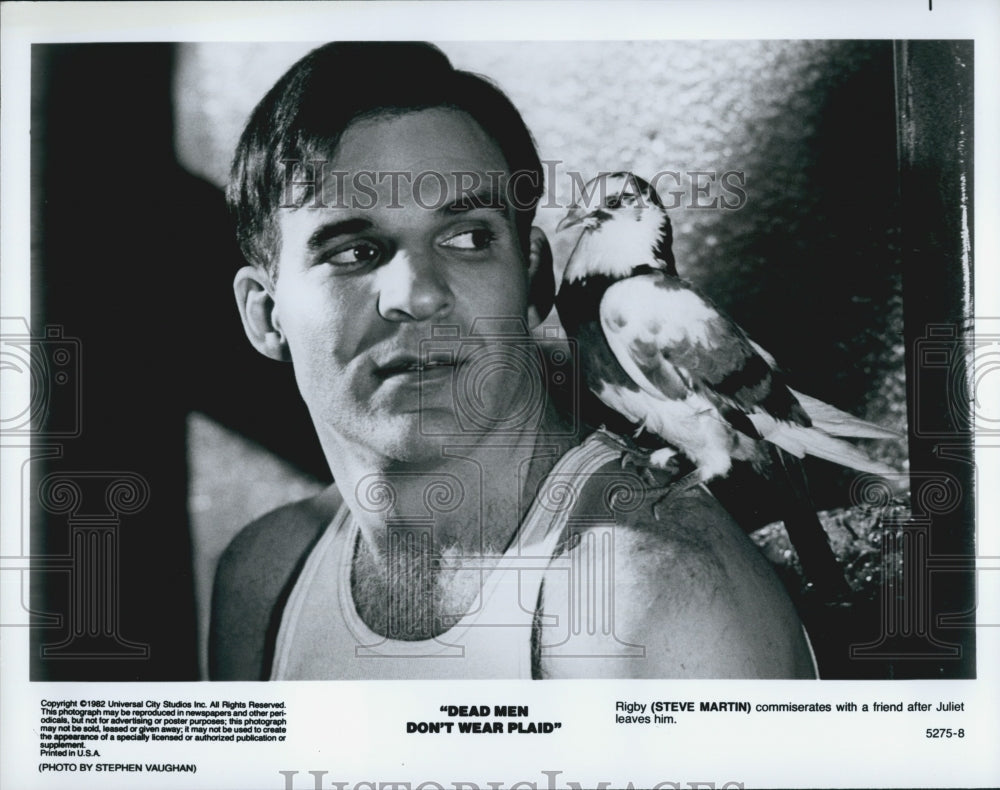 1982 Press Photo &quot;Dead Men Don&#39;t Wear Plaid&quot; Starring Steve Martin - Historic Images