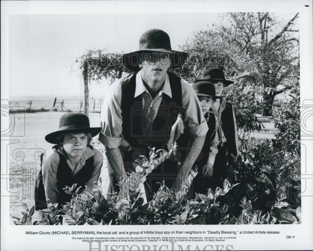 1982 Press Photo Michael Berryman In United Artists &quot;Deadly Blessing&quot; - Historic Images