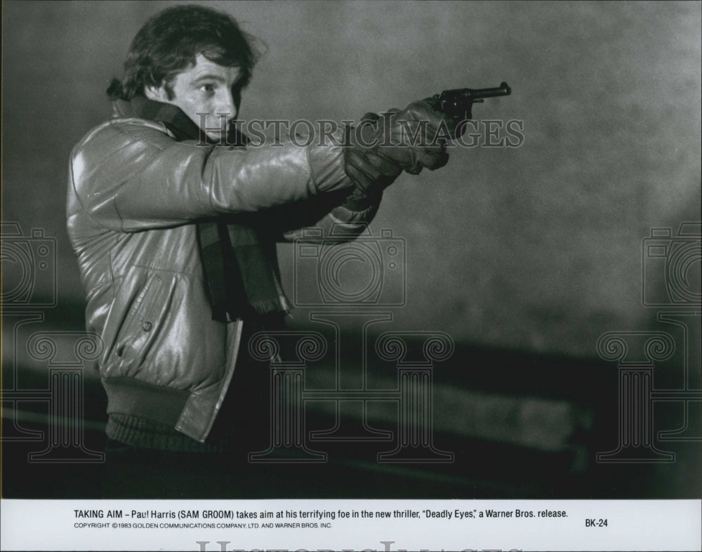 1983 Press Photo Sam Groom in &quot;Deadly Eyes&quot; - Historic Images