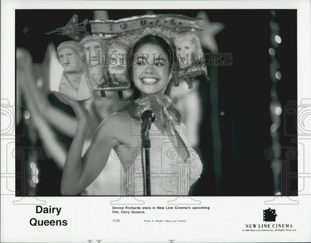 1998 Press Photo Denise Richards In &quot;Dairy Queens&quot; - DFPG36095 - Historic Images