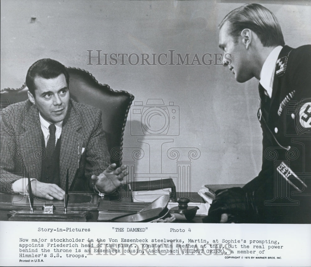 Press Photo &quot;The Damned&quot; Luchino Visconti German Actor Baron Joachim - DFPG36121 - Historic Images